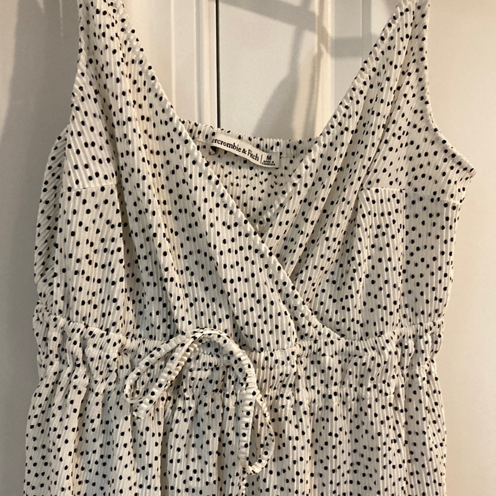 Polka dot silky tank